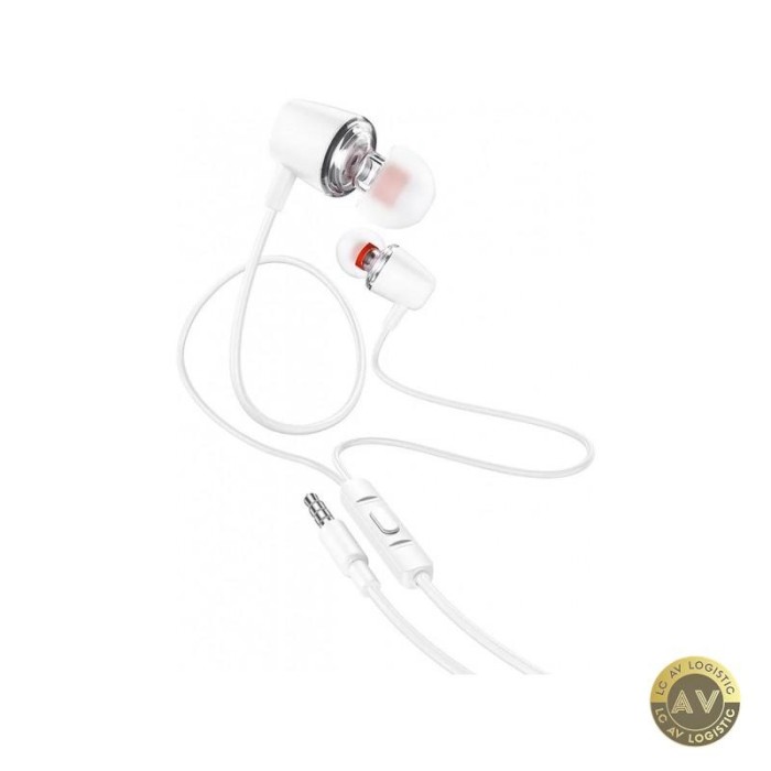Handsfree 3.5mm HOCO M107 Alb