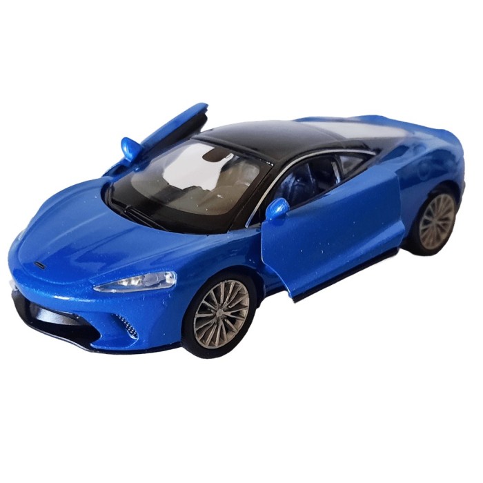 Mclaren GT albastru, macheta auto 1/34-1/39 Welly