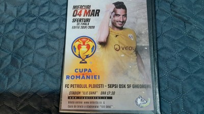 program Petrolul Pl. - Sepsi Sf. Gheorghe (cupa rom.) foto