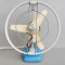 Ventilator metalic 2 viteze romanesc cu masca, Electro-Argeș anii 70, functional