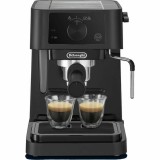 Cafetiera Express DeLonghi EC235.BK, 1100W, Negru, 1L, 15 Bar, Duza Abur, Cafea Rasnita