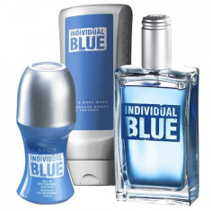 Set Individual Blue (parfum 100,gel dus 2in1 250 ml,roll-on 50)