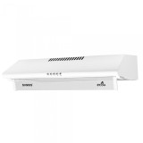 Hota Samus SM61A ECO+, 60 cm, 1 motor, Putere absorbtie 204.1 m&sup3;/h, 3 viteze, Filtru metalic, Alb