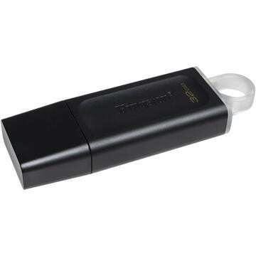 Memorie USB MEMORIE USB 3.2 Flash Drive Kingston 32GB Data Traveler Exodia, USB 3.2 Gen1, Black + White &rdquo; &ldquo;DTX/32GB&rdquo;