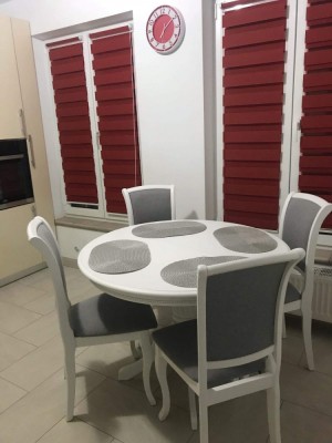 SET LID 120 MASA EXTENSIBILA 106 restransa, 141 extinsa+4 SCAUNE foto