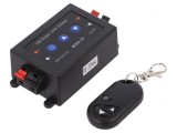 Controler LED variație intensitate lumină 8A negru
