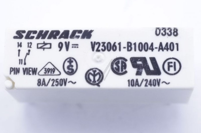 9VDC 8A-250VAC RELEE V23061-B1004-A401 TE CONNECTIVITY