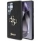 Husa pentru Samsung Galaxy S25 Ultra - Guess Glitter Script Big 4G Logo (GUHCS25LHG4SGK) - Black