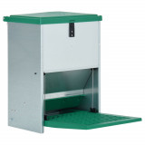 Dozator automat de hrana pentru pasari de curte cu banda 12 kg GartenMobel Dekor, vidaXL