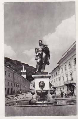 bnk cp Baile Herculane - Statuia lui Hercule - circulata foto