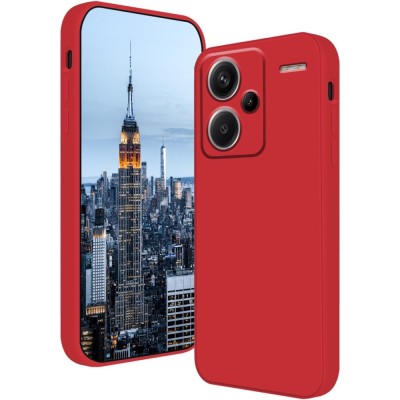 Husa de protectie, flippy, pentru xiaomi redmi note 13 pro plus 5g, liquid silicone, cu microfibra pe interior, protectie antisoc, compatibil incarcar foto