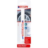 Marker Edding 8050, pentru anvelope, varf rotund 2- 4 mm, alb, blister