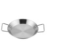 Tigaie mare cu 2 manere, inox, ideala pentru paella