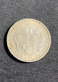 Moneda 1 Florin 1861 Austria semn de monetărie A Viena