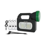 Kit lanterna solara cu 3 becuri LED si panou solar inclus pentru iluminat eficient