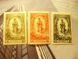Serie Liechtenstein 1920 - Madona , 3 val. fara guma