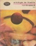 Antologie de filosofie romaneasca, Volumul al II-lea