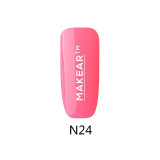 Makear Gel colorat pentru unghii &ndash; Neon salmon pink &ndash; N24, 8ml