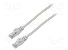 Cabluri LANBERG Patch cord U/UTP 6 litat CCA PVC gri 3m 26AWG
