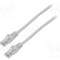 Cabluri LANBERG Patch cord U/UTP 6 litat CCA PVC gri 3m 26AWG