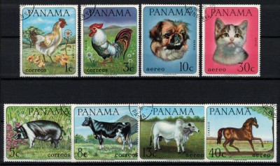 PANAMA 1967 - Animale domestice / serie completa foto