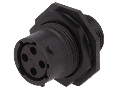 Conector circular de panou IP68 4 pini foto