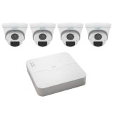 Sistem supraveghere IP Uniarch, 4 camere 4MP 2K, Infrarosu 30m, Microfon, Slot card SD, Microfon, NVR 4 canale SafetyGuard Surveillance