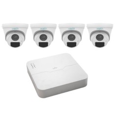 Sistem supraveghere IP Uniarch, 4 camere 4MP 2K, Infrarosu 30m, Microfon, Slot card SD, Microfon, NVR 4 canale SafetyGuard Surveillance