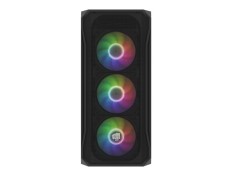 Carcasa fury shobo sh4f mid tower rgb negru tempered glass sloturi expansiune 7 drive bays: