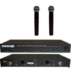 Sistem wireless SHURE LX88-II cu doua microfoane profesionale UHF