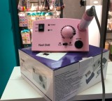 Pilă electrică pentru manichiură și pedichiură 45000 rotații 65W, ZS-602, culoare roz