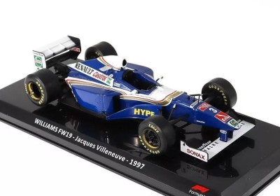Macheta Williams FW19 Villeneuve Campion Formula 1 1999 - IXO/ Altaya 1/24 F1 foto