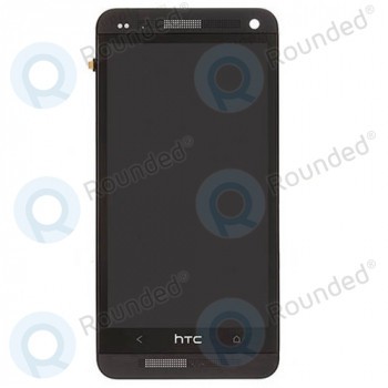 Modul de afișare HTC ONE + capac frontal (negru) foto