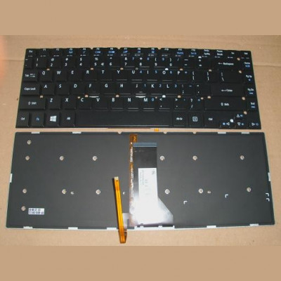 Tastatura laptop noua ACER AS3830T Black US(For WIN8 ,backlit) foto