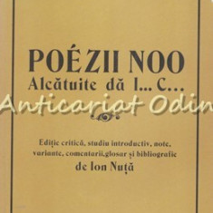 Poezii Noo. Alcatuite Da I. C. - Ioan Cantacuzino