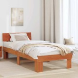 Cumpara ieftin Cadru de pat Maro ceruit 80 x 200 cm Lemn de brad solid