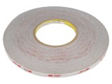 Bandă adezivă acrilică gri VHB 9mm x 33m