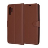 Husa pentru Samsung Galaxy Note 10 Plus / Note 10 Plus 5G - Techsuit Leather Folio - Brown