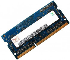 Memorie laptop Hynix 2GB PC3-10600 DDR3 1333MHz non-ECC Unbuffered CL9 204-Pin SoDimm bulk foto