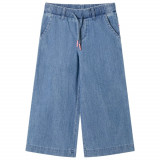 Pantaloni pentru copii, albastru denim, 92, vidaXL