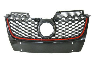 Grila radiator VW Golf 5 (Hatchback), 10.2003-05.2009, 1K0853651E, 951305-1 doar pentru modelele GTI; grila masca fara emblema foto