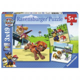Puzzle Patrula catelusilor, 3x49 piese Ravensburger