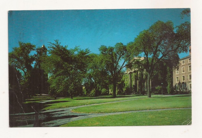 FA62-Carte Postala- SUA - Brown University, Providence R. L. , circulata 1977