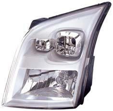 Far Ford Transit/Tourneo (V347/8), 05.2006-04.2013, Negru, Tip bec H4 , omologare ECE , Fara motoras, 1452504;; 1684410; 6C1113W030DD, Stanga, marca foto
