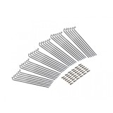 Set 36 spite si nipluri 157 mm, grosime 3.1mm