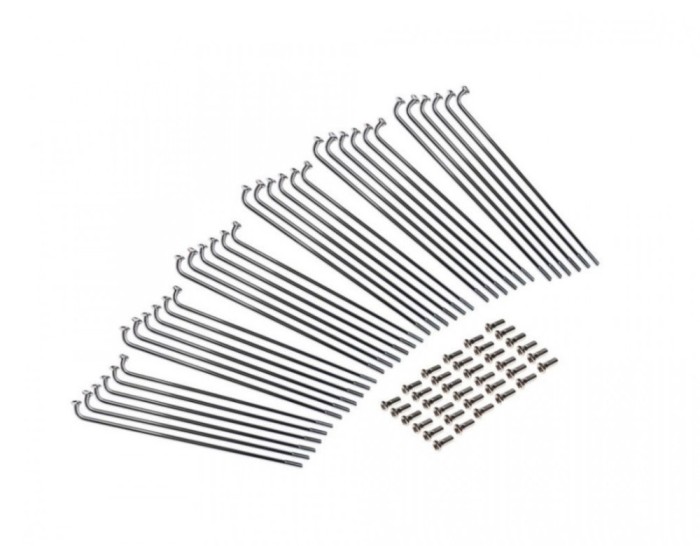 Set 36 spite si nipluri 157 mm, grosime 3.1mm