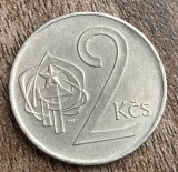 C50 - Moneda foarte veche - Cehoslovacia - 2 kororane - 1980