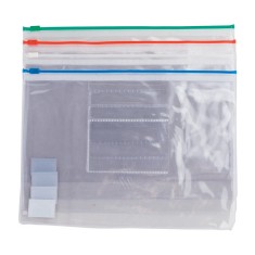 Mapa plastic cu fermoar Donau A4 transparentă 170 microni