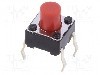 Microintrerupator 6x6x3.5mm, (ON)-OFF, SPST, ALPS - SKHHBYA010