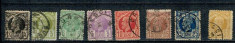 1885-89 - Vulturi, serie stampilata foto